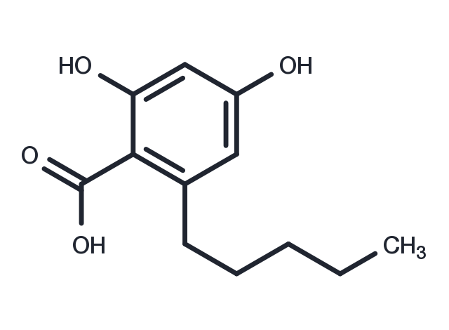 Olivetolic acid Chemical Structure