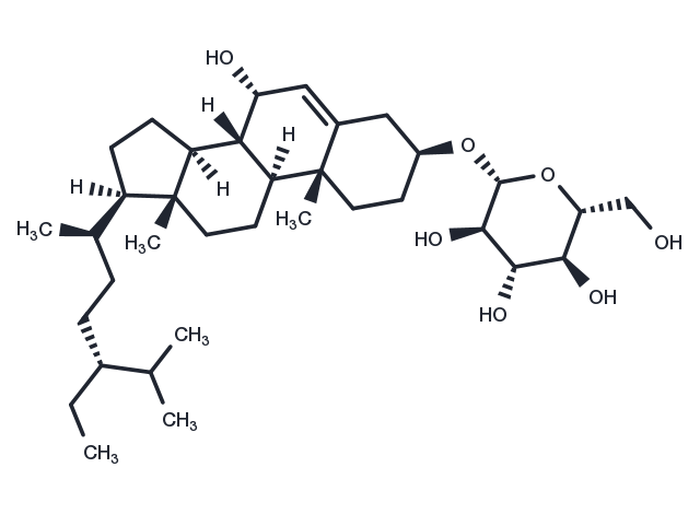 Ikshusterol 3-O-glucoside Chemical Structure