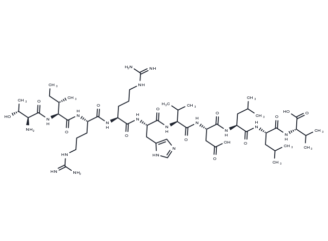 HCV Peptide (257-266) Chemical Structure