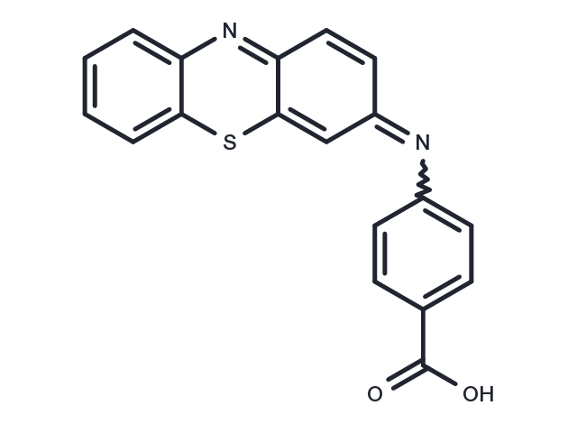 3-(4’-Carboxyphenyl)imino-3H-phenothiazine Chemical Structure