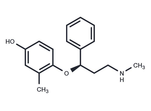 4-Hydroxyatomoxetine Chemical Structure