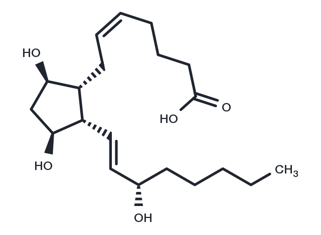 ent-8-iso-15(S)-Prostaglandin F2α Chemical Structure