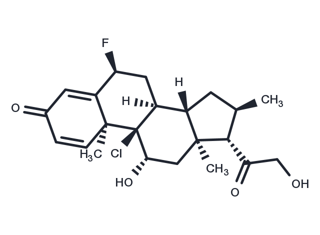 Clocortolone Chemical Structure