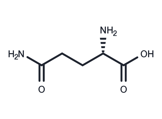 L-Glutamine Chemical Structure