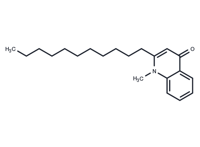 1-Methyl-2-undecyl-4(1H)-quinolone Chemical Structure