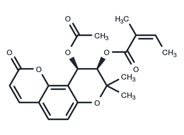 (-)-Praeruptorin A Chemical Structure