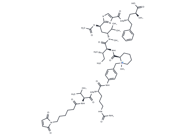 MC-VC(S)-PABQ-Tubulysin M Chemical Structure