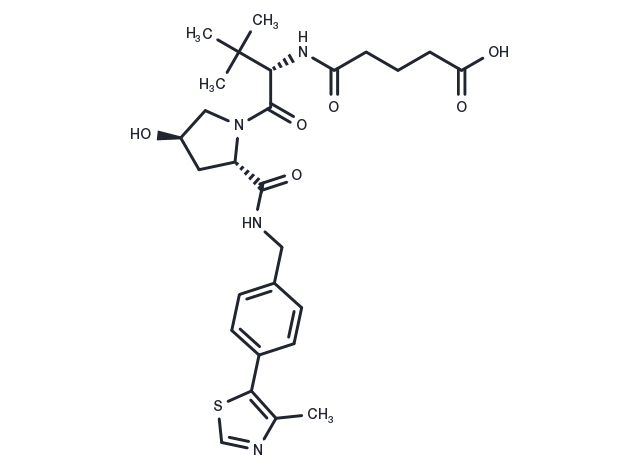 VH 032 amide-alkylC3-acid Chemical Structure