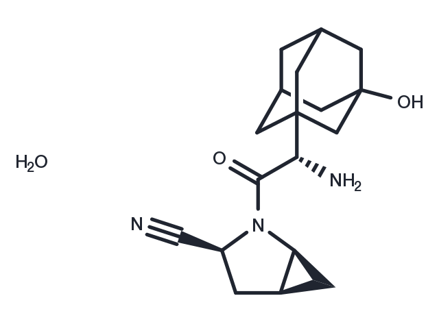 Saxagliptin hydrate Chemical Structure