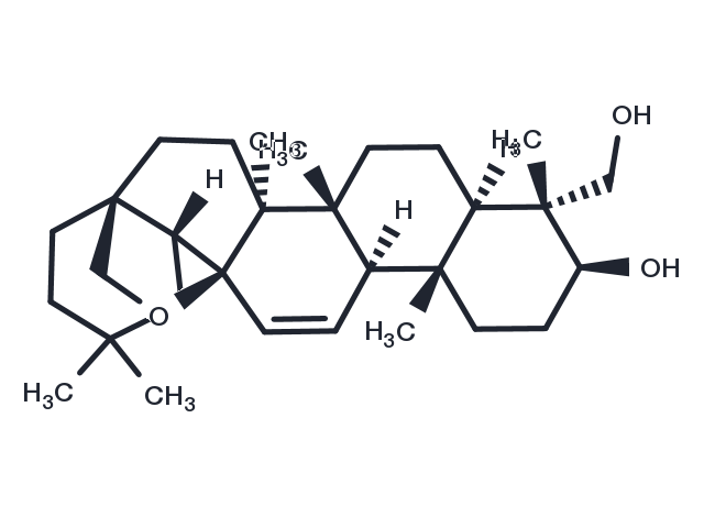 16-Deoxysaikogenin F Chemical Structure