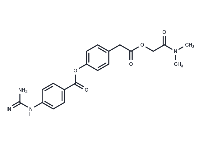 Camostat free base Chemical Structure