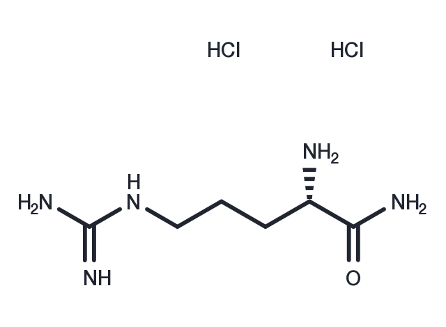 L-Argininamide dihydrochloride Chemical Structure