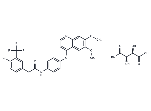 c-Kit-IN-3 L-tartrate Chemical Structure