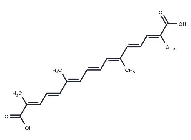 Transcrocetin Chemical Structure