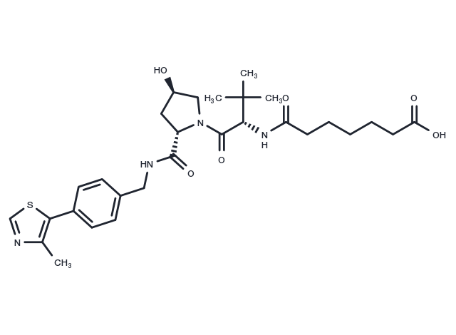 (S,R,S)-AHPC-amido-C5-acid Chemical Structure