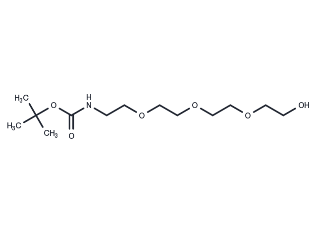 Boc-NH-PEG4 Chemical Structure