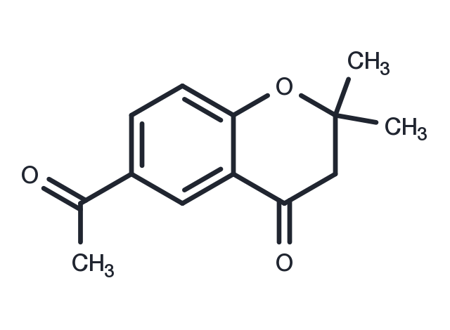 6-Acetyl-2,2-dimethylchroman-4-one Chemical Structure