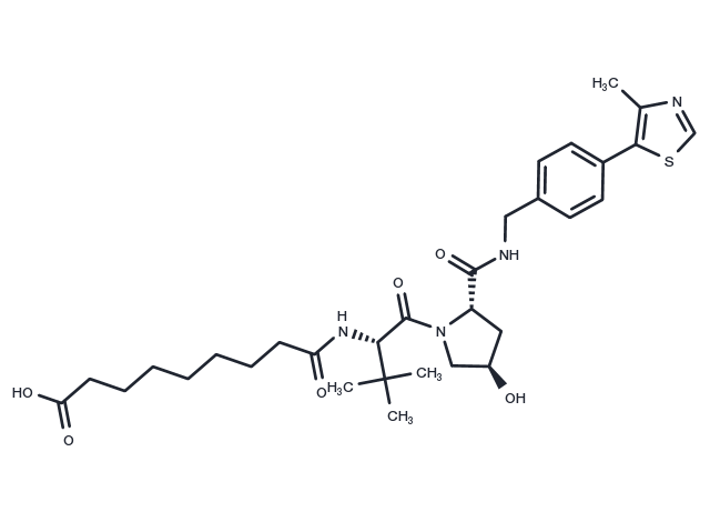 VH 032 amide-alkylC7-acid Chemical Structure