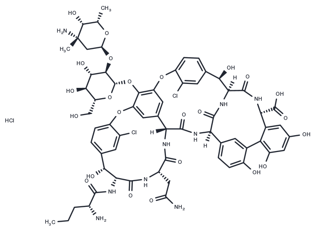 N-Demethylvancomycin (hydrochloride) Chemical Structure