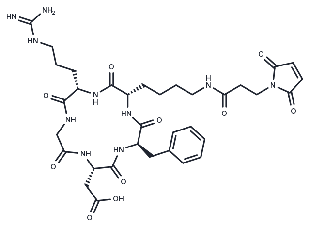 Cyclo(RGDfK(Mal)) Chemical Structure