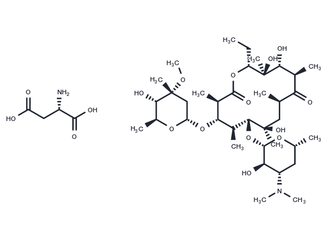 Erythromycin aspartate Chemical Structure