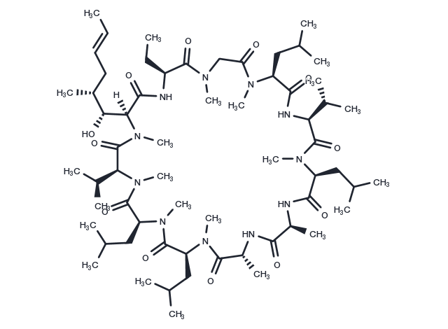Cyclosporin A Chemical Structure