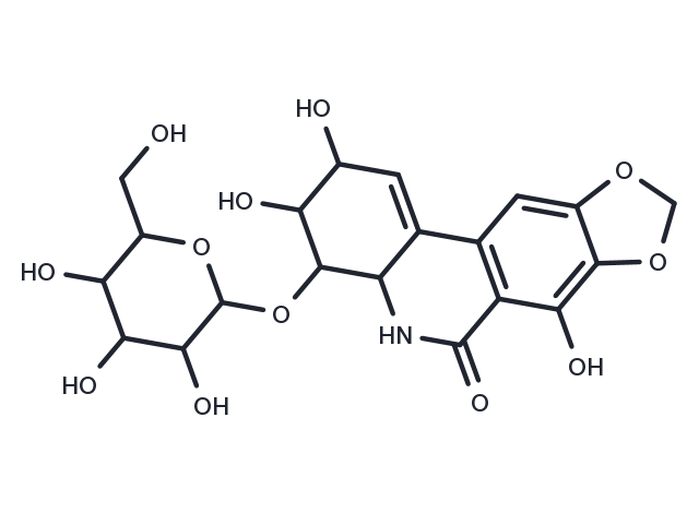 Narciclasine-4-O-β-D-glucopyranoside Chemical Structure