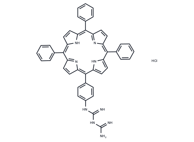 Biguanidinium-porphyrin Chemical Structure