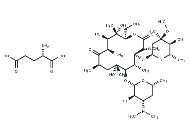 Erythromycin glutamate Chemical Structure