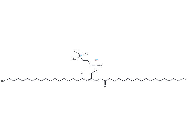 1,2-Distearoyl-sn-glycero-3-phosphorylcholine Chemical Structure