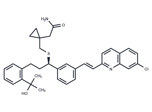 Montelukast cyclopropaneacetamide Chemical Structure