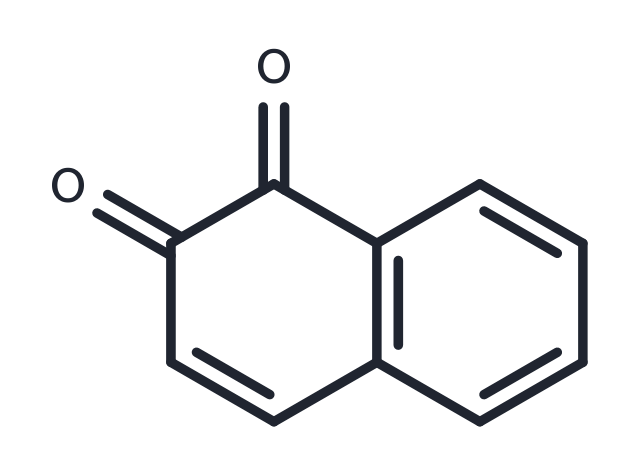 1,2-Naphthoquinone Chemical Structure