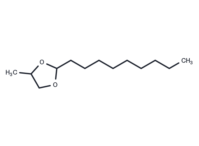 Decanal propylene glycol acetal Chemical Structure