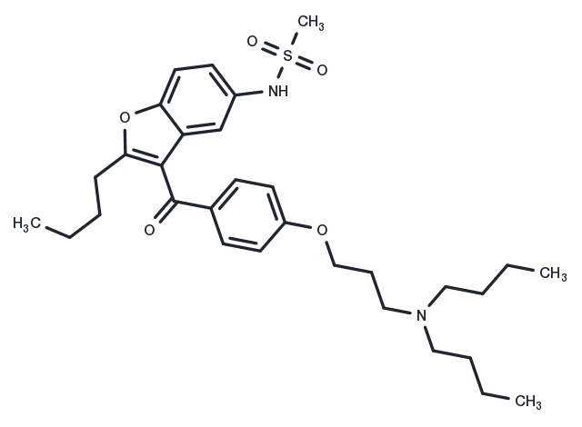 Dronedarone Chemical Structure