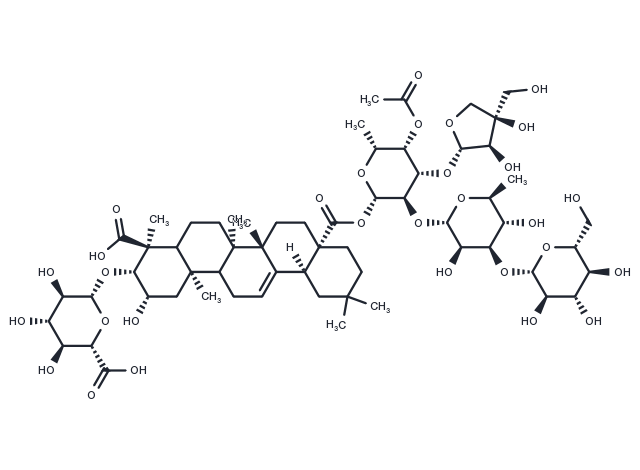 Herniariasaponin 7 Chemical Structure