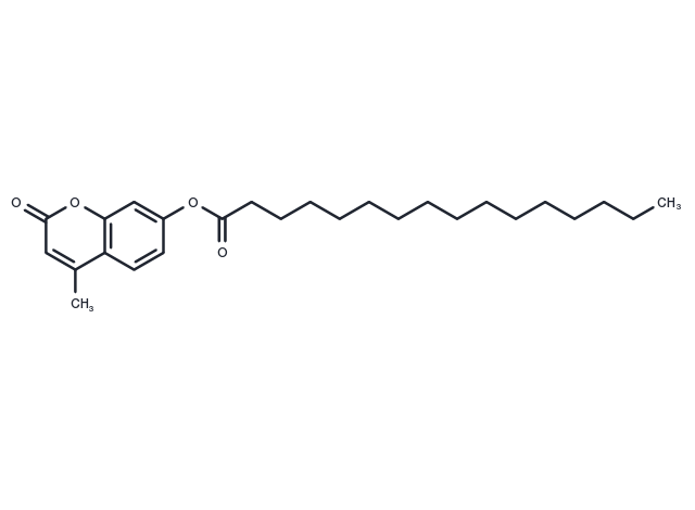 4-Methylumbelliferyl palmitate Chemical Structure