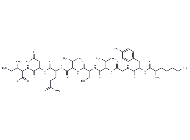 KYGVSVQDI Acetate Chemical Structure