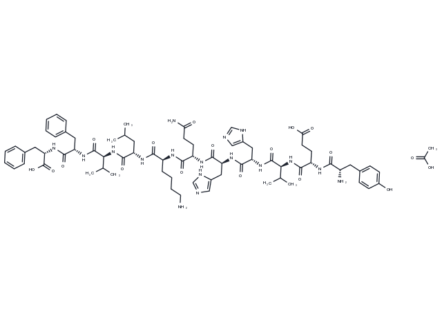 Amyloid β-Protein 10-20 acetate Chemical Structure