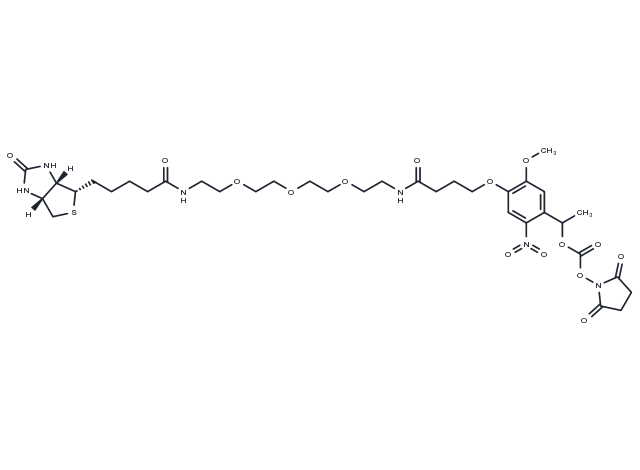 PC Biotin-PEG3-NHS ester Chemical Structure