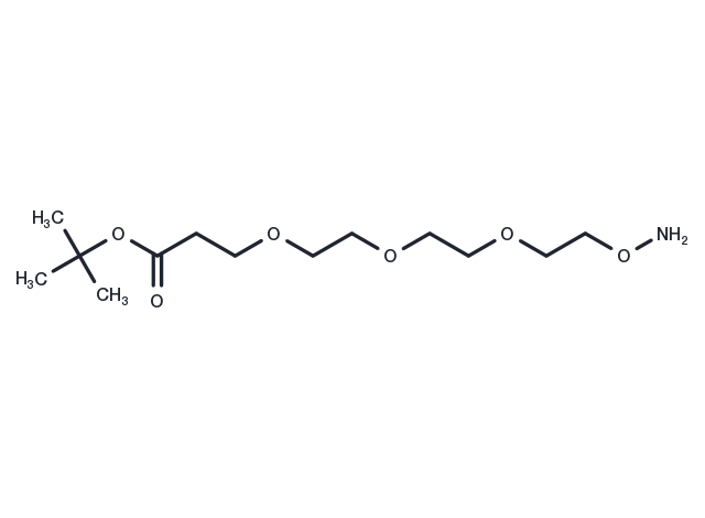 Aminooxy-PEG3-C2-Boc Chemical Structure