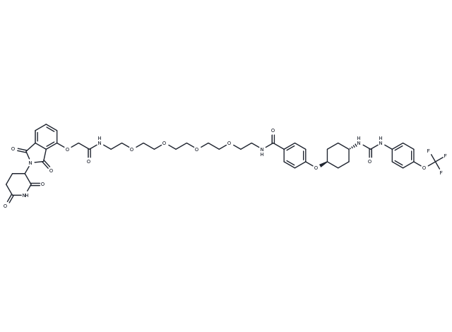 Soluble Epoxide Hydrolase PROTAC 1a Chemical Structure