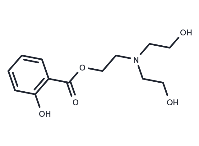 Trolamine salicylate ester Chemical Structure