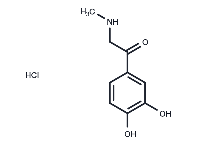 Adrenalone hydrochloride Chemical Structure