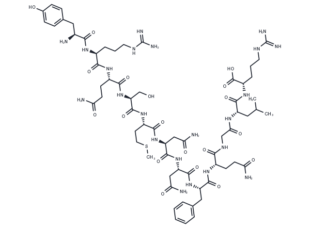 Adrenomedullin (1-12), human Chemical Structure