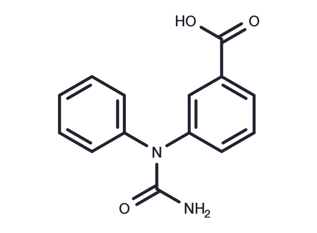 Benzoic acid, m-(1-phenylureido)- Chemical Structure