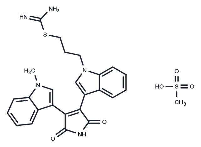 Ro 31-8220 Mesylate Chemical Structure
