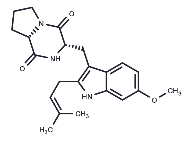 Tryprostatin A Chemical Structure