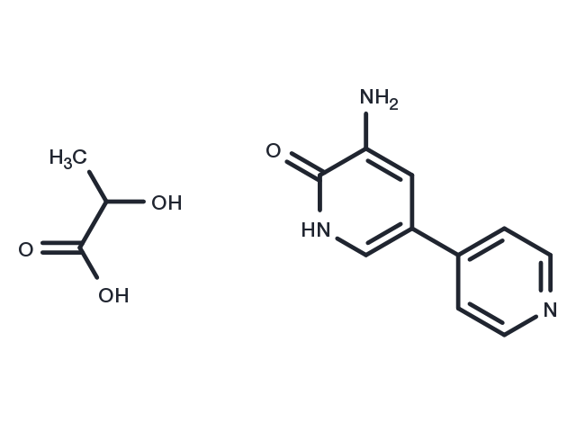 Inamrinone lactate Chemical Structure