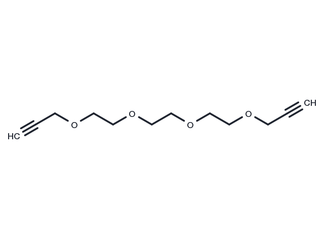 Bis-propargyl-PEG3 Chemical Structure