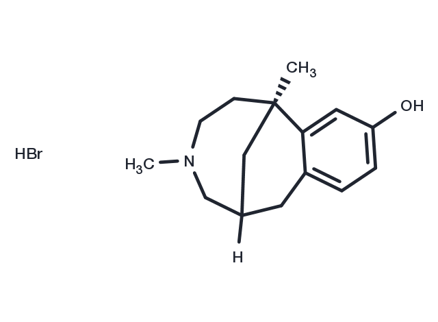 Eptazocine hydrobromide Chemical Structure